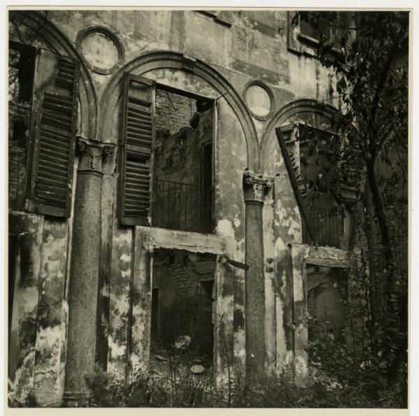 Milano - bombardamenti 1943 - Palazzo Pozzobonelli