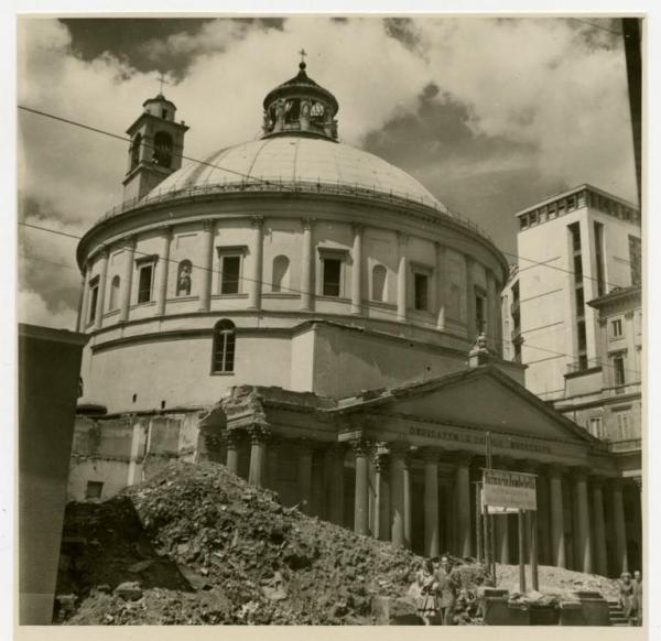 Milano - bombardamenti 1943 - S. Carlo