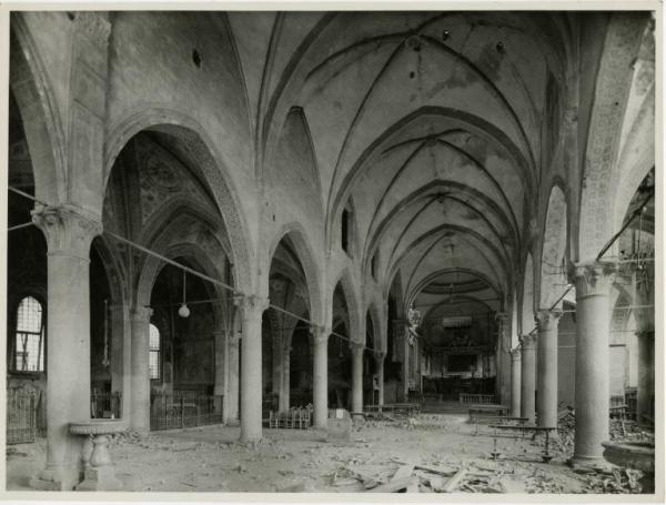 Milano - bombardamenti 1943 - S. Pietro in Gessate
