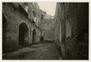 Milano - bombardamenti 1943 - Castello Sforzesco - Sala della Balla