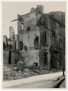 Milano - bombardamenti 1943 - edificio sede del CIPSA - Commercio Industria Pelliccerie Società Anonima