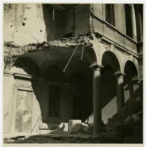Milano - bombardamenti 1943 - Palazzo Belgioioso