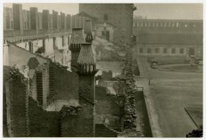 Milano - bombardamenti 1943 - Castello Sforzesco