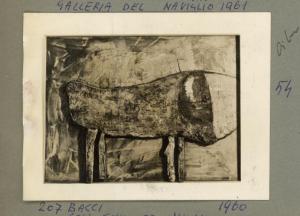 Dipinto - Animal mythologique - Roberto Crippa - 1960