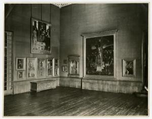 Milano - Castello Sforzesco - Musei Civici - Pinacoteca - Allestimento Nicodemi (1928-1935) - Sala II o dei Lombardi