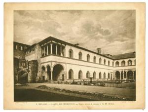 Milano - Castello Sforzesco - Corte Ducale e Loggia di Galeazzo Maria Sforza