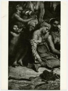 Dipinto su tela - Il massacro di Scio - Eugène Delacroix - Parigi - Louvre