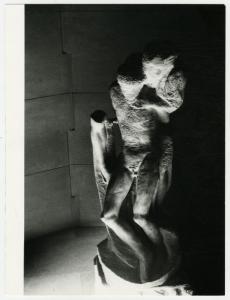 Scultura - Pietà Rondanini - Michelangelo Buonarroti - Milano - Castello Sforzesco - Sala degli Scarlioni o sala XV - inv. s.n., registro di carico 3557/1952