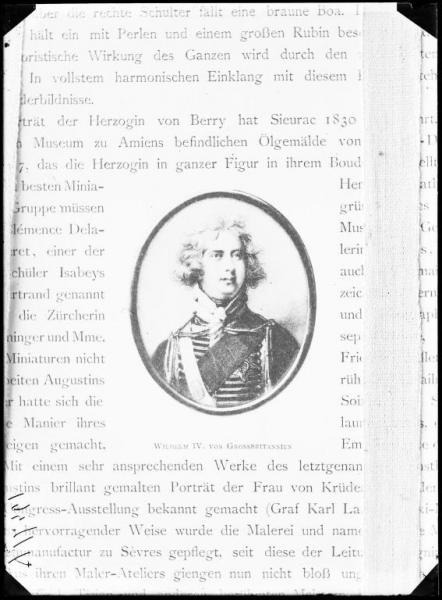 Stampa - Ritratto di Guglielmo IV re di Gran Bretagna