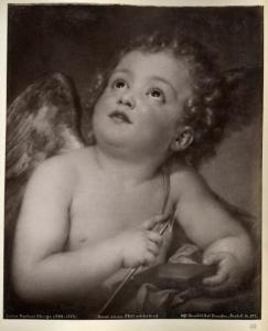 Dipinto - Cupido che appunta una freccia - Mengs - Dresda - Gemäldegalerie
