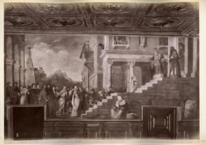 Dipinto - Presentazione della Vergine al Tempio - Tiziano - Venezia - Gallerie dell'Accademia