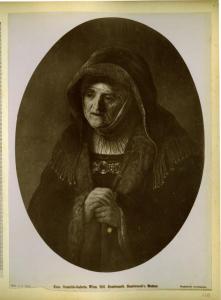Dipinto - Ritratto della madre - Rembrandt - Vienna - Kunsthistorisches Museum