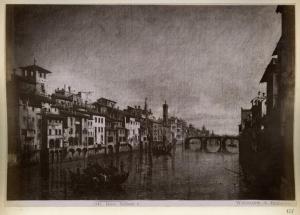 Dipinto - Veduta di Firenze - Bernardo Bellotto - Budapest - Museum of Fine Arts