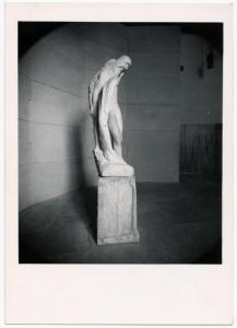 Scultura - Pietà Rondanini - Michelangelo Buonarroti - Milano - Castello Sforzesco - Musei Civici - Museo d'arte Antica - Sala 15 (Sala degli Scarlioni) - Allestimento BBPR (1956)