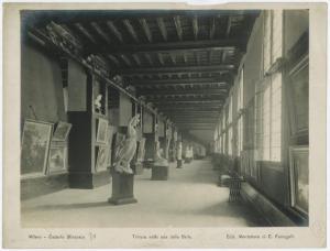 Milano - Castello Sforzesco - Musei Civici - Sala della Balla - Tribuna - Allestimento della Galleria d'Arte Moderna (fino al 1921) - Canova, Ebe e Maddalena penitente