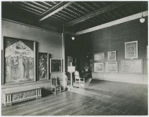 Milano - Castello Sforzesco - Musei Civici - Sala I Pinacoteca - Allestimento Nicodemi (1928-1934)