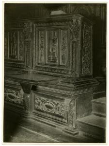 Scultura (legno) - Stalli del Coro, veduta d'insieme - Milano - Duomo