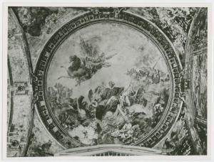Dipinto Murale - Gloria di Sant'Alessandro Sauli - Antonio Guadagnini (Esine 1817-1900) - Milano - Chiesa di Sant'Alessandro in Zebedia, cappella Sauli, volta