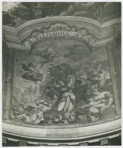 Dipinto murale - Danza di Myriam, sorella di Mosè - Martino Cignaroli - Milano - Chiesa di Sant'Alessandro in Zebedia - Tamburo della cupola maggiore