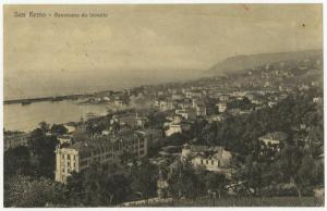 Sanremo - Panorama da levante - Grand Hotel Bellevue, palazzo - Costa - Porto