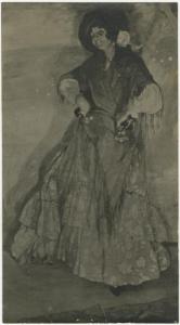Dipinto - Ritratto femminile, donna - Leopoldo Metlicovitz (?)