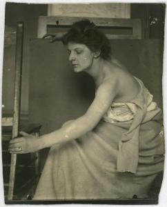Ritratto femminile - Elvira Lazzaroni seduta