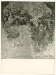 Affresco riportato su tela - Annunciazione - Giovan Battista e Giovan Mauro della Rovere detti i Fiammenghini - Milano - chiesa di Sant'Angelo - convento