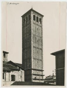 Milano - basilica di Sant'Ambrogio - campanile dei Canonici