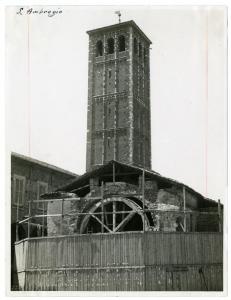 Milano - basilica di Sant'Ambrogio - campanile dei Canonici