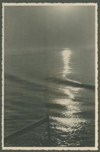 Mare - Onde - Riflessi del sole sull'acqua - Veduta dalla nave da crociera