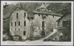 Andorra La Vella - Casa de la Vall - Sede del Consell General d'Andorra (Parlamento) - Palazzo - Montagne, Pirenei
