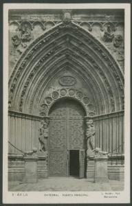 Avila - Cattedrale - Porta principale - Portale