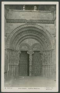 Avila - Basilica di San Vincente, chiesa - Porta principale - Portale