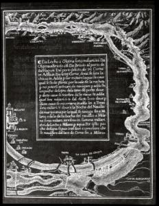 Libro - illustrazione - percorso del fiume Adda da Lecco a Milano - Milano - Archivio Storico