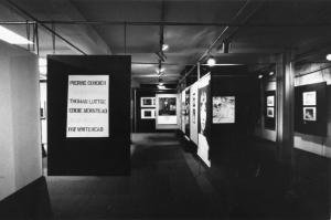 Londra - Photographer's Gallery. Allestimento mostra fotografica di Cordier, Luttge, Newstead, Whiteread