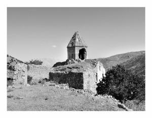 Arménie Ville. Turchia - Van: distretto di Gevas (località storica Vaspourakan) - Monastero Karmrakvank - Chiesa armena, X sec.