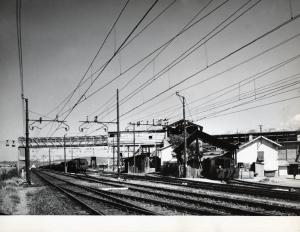 Gavorrano - Linea ferroviaria Livorno-Roma - Ponte di protezione della teleferica