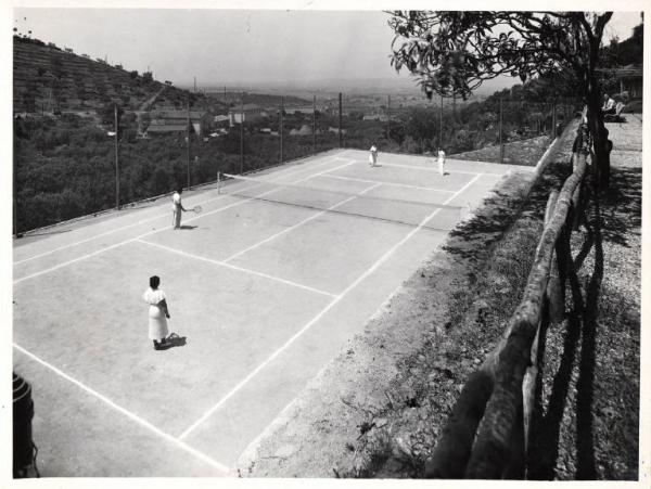 Gavorrano - Miniera di pirite - Campo da tennis