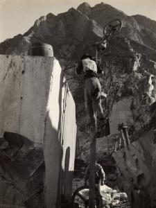 Carrara - Cava di marmo - Filo elicoidale