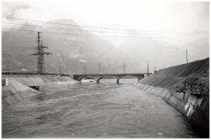 Ala - Centrale idroelettrica - Canale di scarico - Ponte