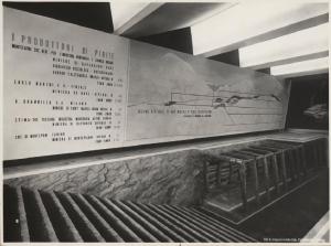 Roma - Mostra autarchica del minerale italiano del 1938 - Padiglione Piriti - Pannelli
