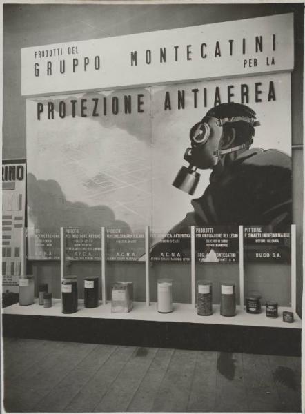Bari - Fiera del Levante del 1938 - Padiglione Montecatini - Pannello illustrativo