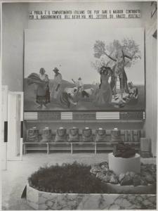 Bari - Fiera del Levante del 1937 - Sala del padiglione Montecatini
