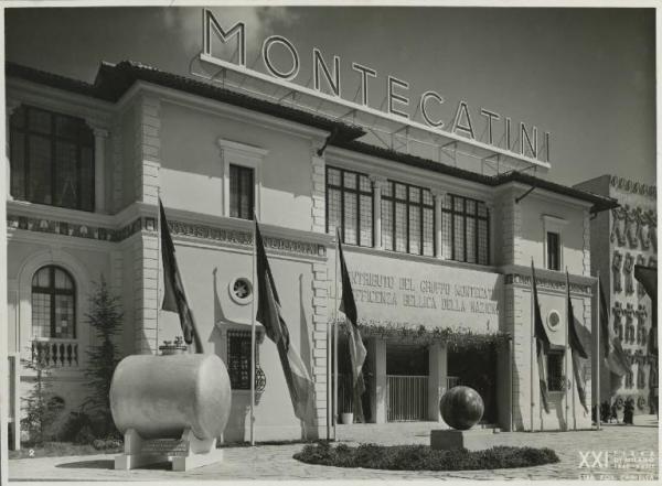 Milano - Fiera campionaria del 1940 - Padiglione Montecatini - Esterno