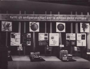 Verona - Fiera dell'agricoltura del 1954 - Stand Montecatini - Prodotti per l'agricoltura - Antiparassitari