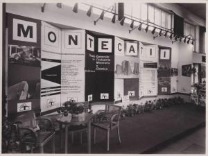 Vienna - Esposizione Internazionale - Stand Montecatini dedicato ai prodotti chimici