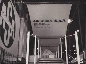 Napoli - Fiera della navigazione del 1954 - Stand Alluminio Spa Asa società mandataria per le vendite Montecatini, Sava e L.L.L.