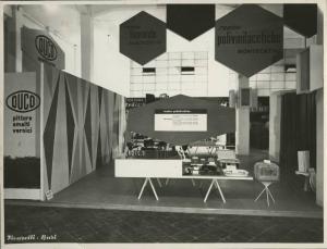 Bari - Fiera del Levante del 1954 - Padiglione Montecatini - Stand resine polistiroliche - Duco vernici - Esposizione prodotti