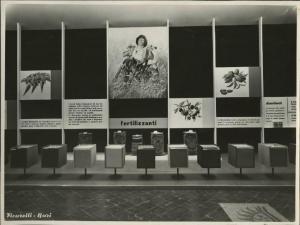 Bari - Fiera del Levante del 1954 - Padiglione Montecatini - Stand dedicato ai fertilizzanti e diserbanti