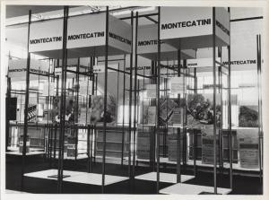 Belgrado - Fiera internazionale della tecnica del 1960 - Stand Montecatini allestiti con pannelli informativi, fotografici ed esposizione prodotti - Rogor - Fac 20 - Aspor